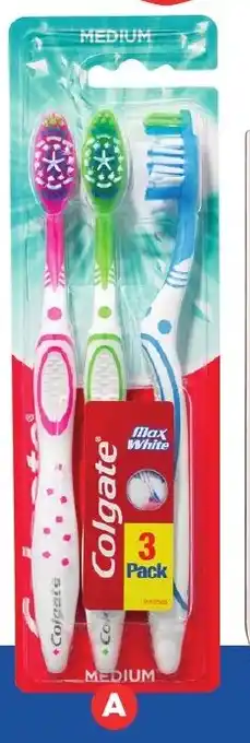 Foodland Colgate Max White Medium Toothbrush 3 Pack offer