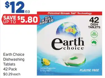 Foodland Earth Choice Dishwashing Tablets 42 Pack offer