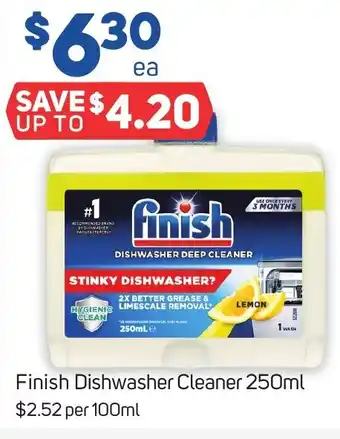Foodland Finish Dishwasher Cleaner 250ml offer