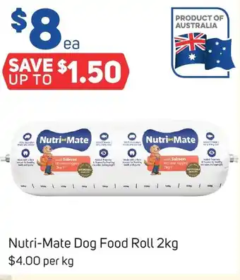 Foodland Nutri-Mate Dog Food Roll 2kg offer