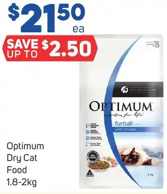 Foodland Optimum Dry Cat Food 1.8-2kg offer