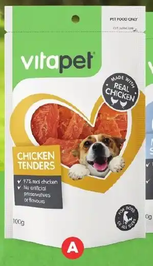 Foodland Vitapet Jerhigh Chicken Tenders 100g offer