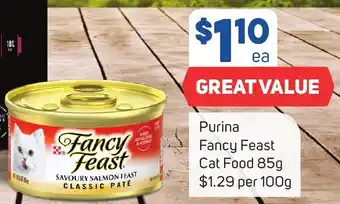 Foodland Purina Fancy Feast Cat Food 85g offer