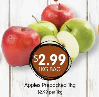 Spudshed Apples Prepacked 1kg offer