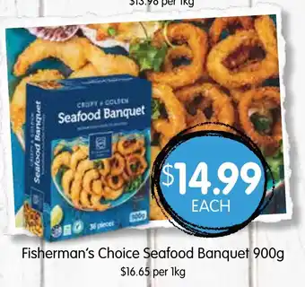 Spudshed Fisherman's Choice Seafood Banquet 900g offer