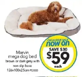 Cheap as Chips Marvin mega dog bed offer