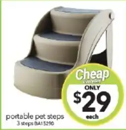Cheap as Chips portable pet steps 3 steps offer