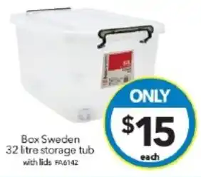 Cheap as Chips Box Sweden 32 litre storage tub offer