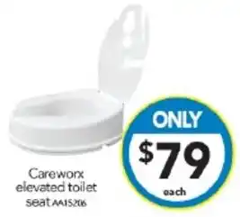 Cheap as Chips Careworx elevated toilet seat offer
