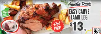 IGA EASY CARVE LAMB LEG offer