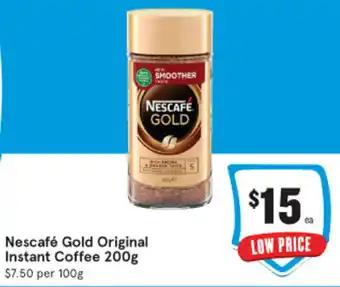 Nescafé Gold Original Instant Coffee 200g