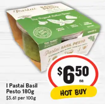 IGA I Pastai Basil Pesto 180g offer