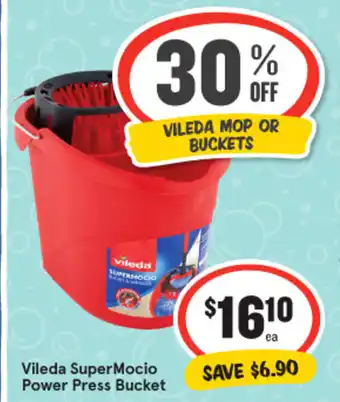 IGA Vileda SuperMocio Power Press Bucket offer
