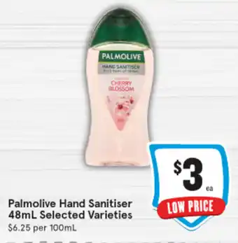 IGA Palmolive Hand Sanitiser 48mL Selected Varieties offer