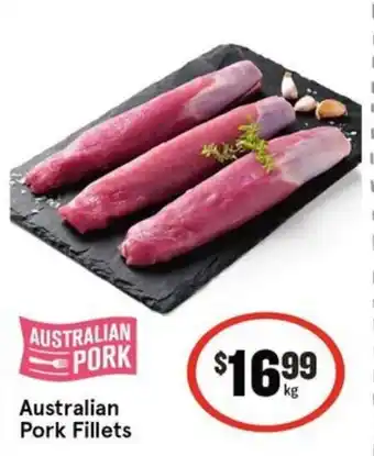 IGA Australian Pork Fillets offer