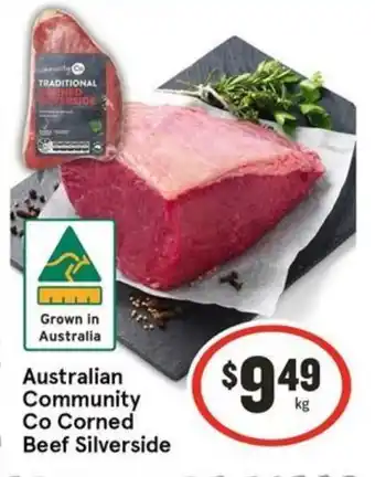 IGA Australian Community Co Corned Beef Silverside offer