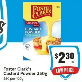 IGA Foster Clark's Custard Powder 350g offer