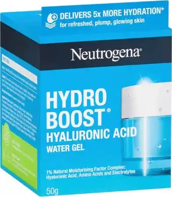 Discount Drug Stores Neutrogena Hydro Boost Hyaluronic Acid Water Gel 50g offer