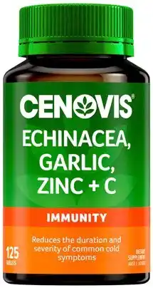 Discount Drug Stores Cenovis Echinacea, Garlic, Zinc + C 125 Tablets offer