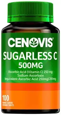 Discount Drug Stores Cenovis Sugarless Vitamin C 500mg 100 Chewable Tablets offer