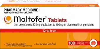 Discount Drug Stores Maltofer Oral Iron 100 Tablets offer