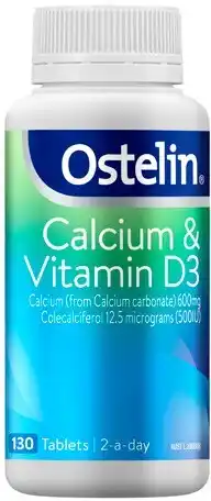 Discount Drug Stores Ostelin Calcium & Vitamin D3 130 Tablets offer