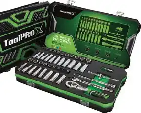 SuperCheap Auto ToolPRO-X 44 Pce 1/4” Dr Socket Set offer