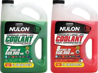 SuperCheap Auto Nulon 6L Anti-Freeze/Anti-Boil Concentrate Coolants offer