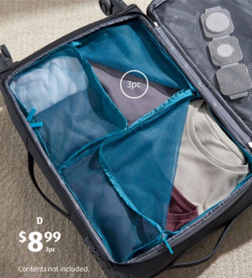 Packing Cubes 3pc Set offer at ALDI