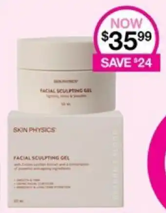 Priceline SKIN PHYSICS FACIAL SCULPTING GEL offer