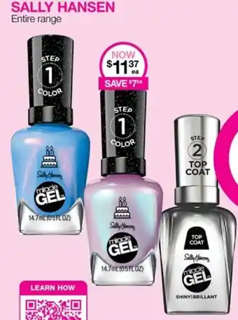 Priceline SALLY HANSEN Entire range offer