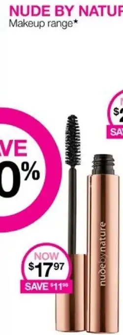 Priceline NUDE BY NATURE Makeup range offer