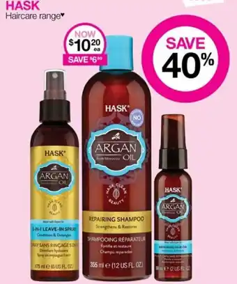 Priceline HASK Haircare range offer