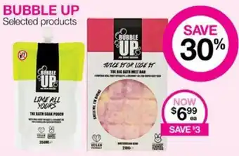 Priceline BUBBLE UP Selected products offer