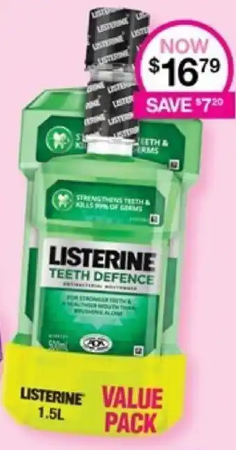 Priceline LISTERINE TEETH DEFENCE offer