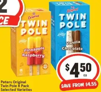 IGA Peters Original Twin Pole 8 Pack offer
