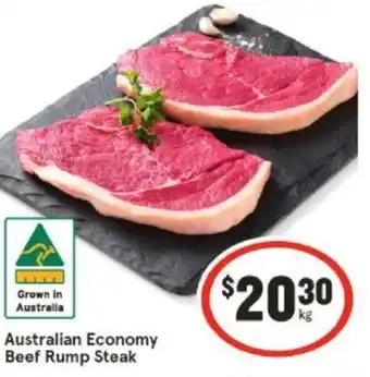 IGA Australian Economy Beef Rump Steak offer