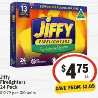 IGA Jiffy Firelighters 24 Pack offer