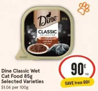 IGA Dine Classic Wet Cat Food 85g offer