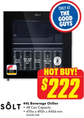 The Good Guys SÔLT 44L Beverage Chiller offer