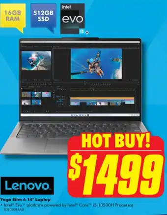 The Good Guys Lenovo Yoga Slim 6 14" Laptop offer