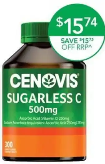 Terry White Sugarless C 500mg 300 chewable tablets. offer