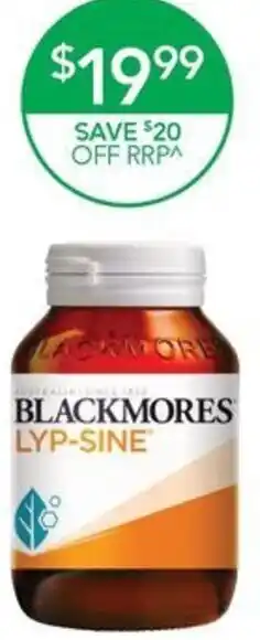 Terry White BLACKMORES LYP-SINE offer
