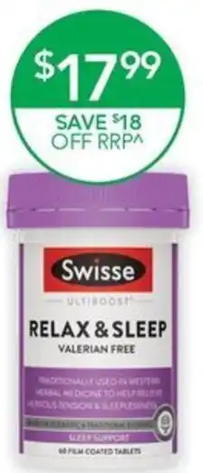 Terry White Swisse RELAX & SLEEP offer