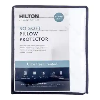 Pillow Talk Comfort Science So Soft Pillow Protector by Hilton offer