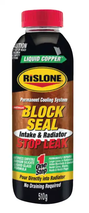 Repco Rislone liquid copper intake & radiator block seal 510ml offer