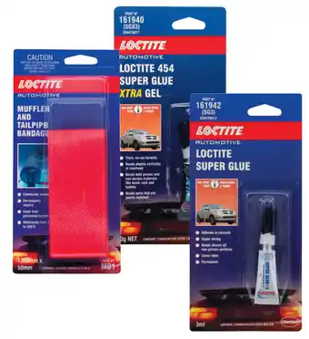 Loctite adhesives & sealants range