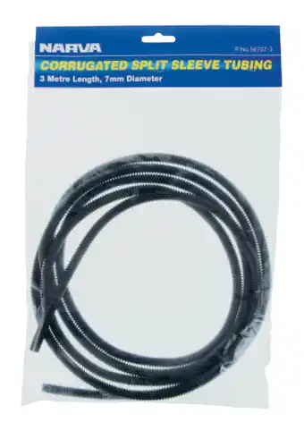 Narva convoluted split tubing
