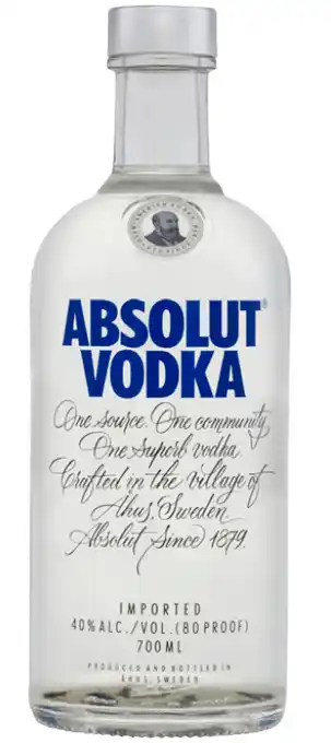 Absolut vodka 700ml
