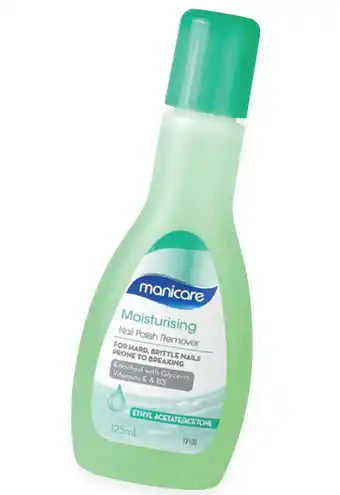 Manicare nail polish remover moisturising 125ml